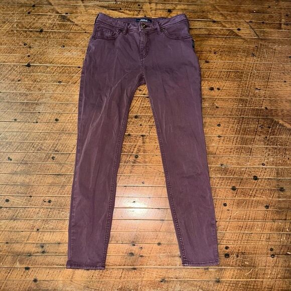 Silver Suki burgundy washed super skinny 31x28 jeans - Picture 1 of 4